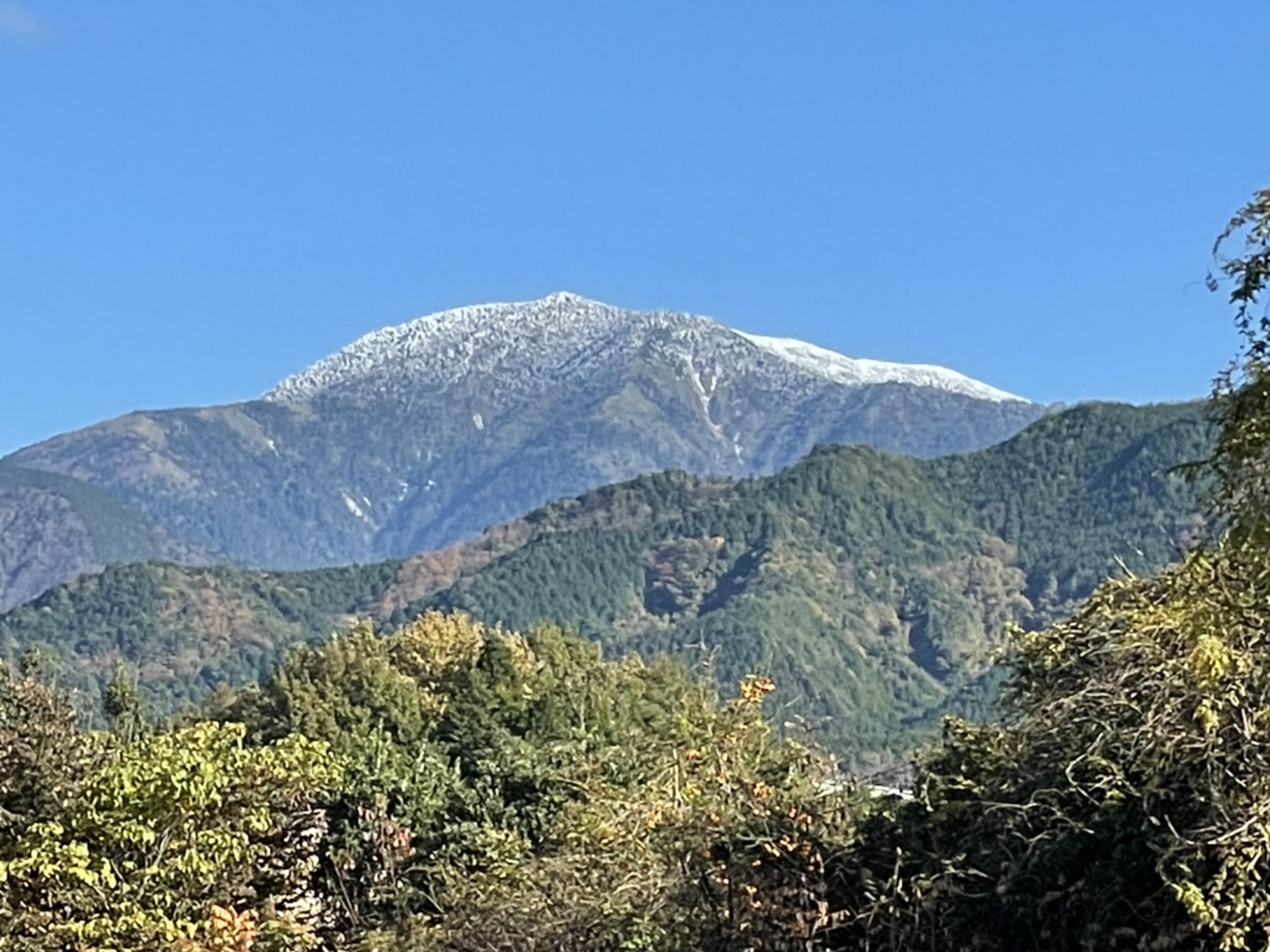 絶景！恵那山 ～初雪！？降ったよ～。｜岐阜で賃貸でのお部屋