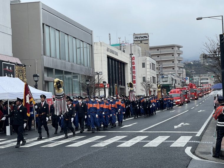 ２０２０４年中津川市消防出初式