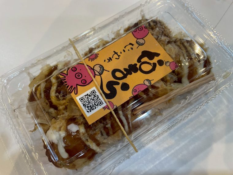 「たこやきなまら」のたこ焼きをいただきましたー ~期間限定で中津川駅に出店~