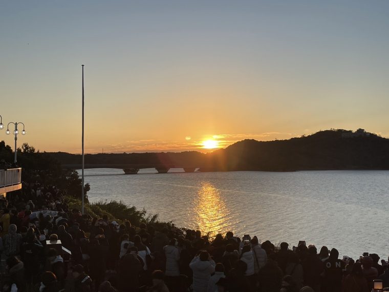 初日の出と富士山！縁起良すぎ！